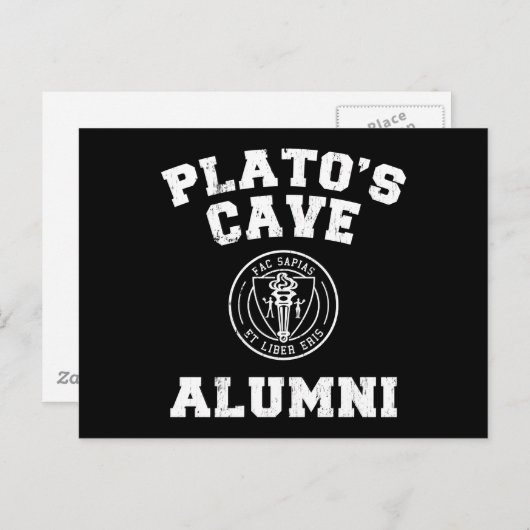 Plato's Cave Alumni Briefkaart (Voorkant / Achterkant)