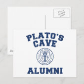Plato's Cave Alumni Briefkaart (Voorkant / Achterkant)