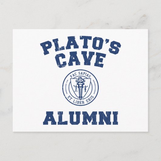 Plato's Cave Alumni Briefkaart (Voorkant)