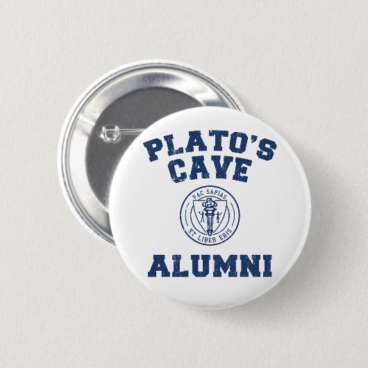 Plato's Cave Alumni Button (Voorkant /achterkant)