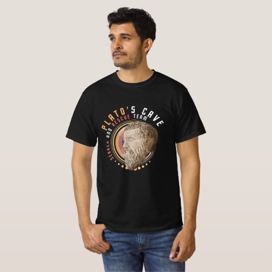 Plato's Cave Coin T-shirt (Voorkant volledig)