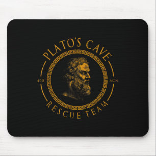 Platos Cave Rescue Team Ancient Griekse filosofie  Muismat