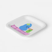 Platos de papel del día de las madres  papieren bordje (Gebogen)