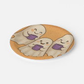 Platos de papel spooky cozy para fiestas papieren bordje (Gekanteld)