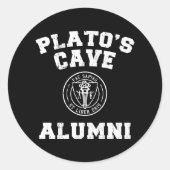 Plato's Grot Alumni Sticker (Voorkant)