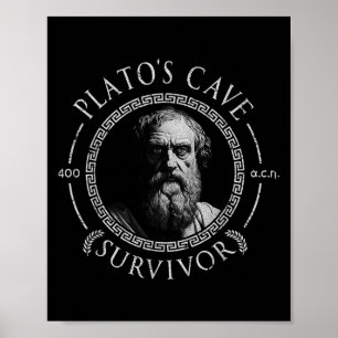 Platos Grot Overlevende Oude Filosofie Poster