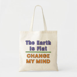 Platte Aarde Tote Bag