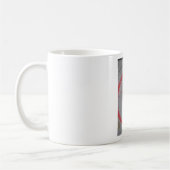 Platte aardenkaart koffiemok (Links)