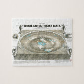 Platte aardenkaart legpuzzel (Horizontaal)