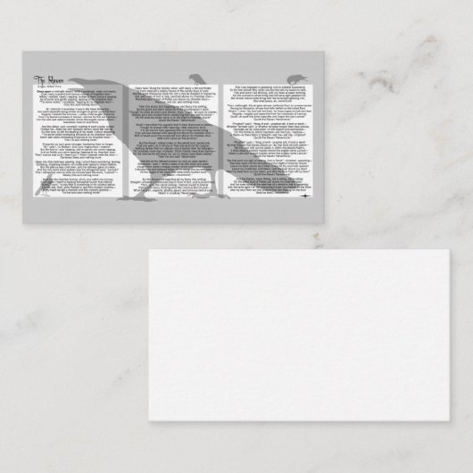 platte advieskaart (Voorkant / Achterkant)