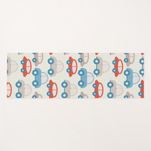 platte auto's yogamat (Voorkant (horizontaal))