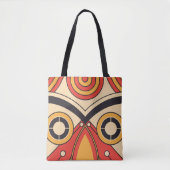 Platte Azteekse stam Tote Bag (Voorkant)