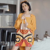 Platte Azteekse stam Tote Bag