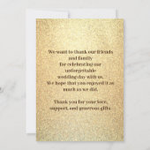 Platte bedank foto kaart (Achterkant)