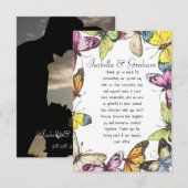 Platte bedankkaart (Voorkant / Achterkant)