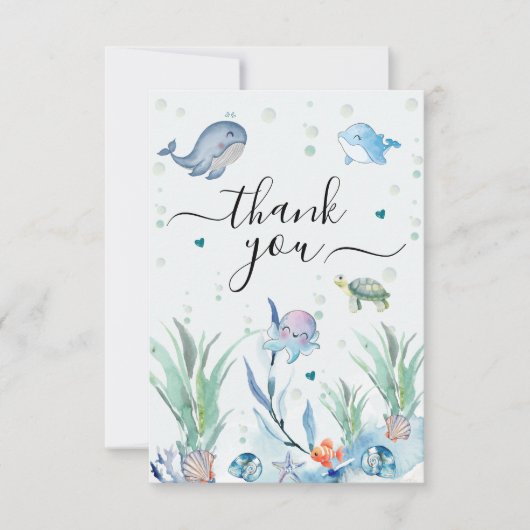 Platte bedankkaart (Voorkant)