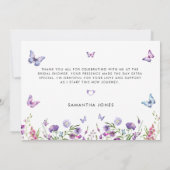 Platte bedankkaart (Achterkant)