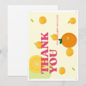 Platte bedankkaart (Voorkant / Achterkant)