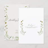 Platte bedankkaart (Voorkant / Achterkant)