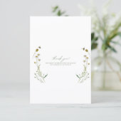 Platte bedankkaart (Staand voorkant)