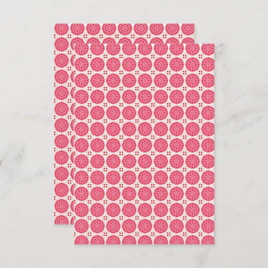 Platte bedankkaart (Voorkant / Achterkant)