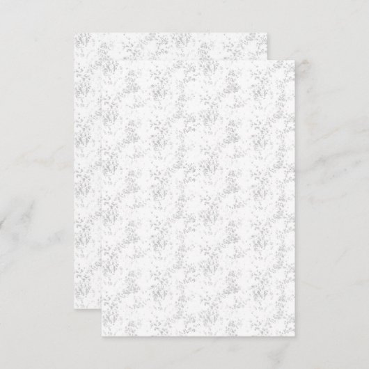 Platte bedankkaart (Voorkant / Achterkant)