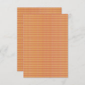 Platte bedankkaart (Voorkant / Achterkant)