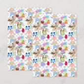 Platte bedankkaart (Voorkant / Achterkant)