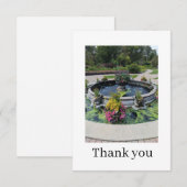 Platte bedankkaart (Voorkant / Achterkant)