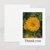 Platte bedankkaart (Voorkant / Achterkant)