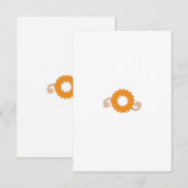 Platte bedankkaart (Voorkant / Achterkant)