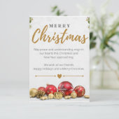 Platte bedankkaart (Staand voorkant)