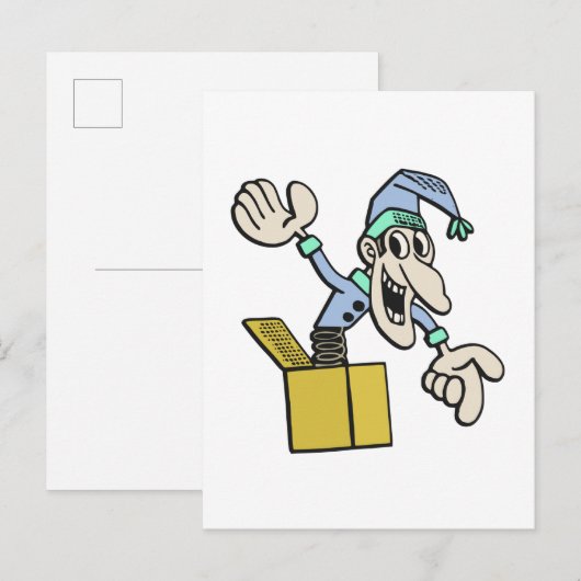 Platte bedankkaart briefkaart (Voorkant / Achterkant)
