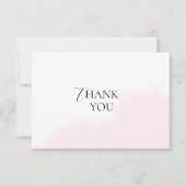 Platte bedankkaart bruidsdouche (Voorkant)