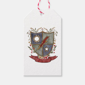 Platte bedankkaart cadeaulabel