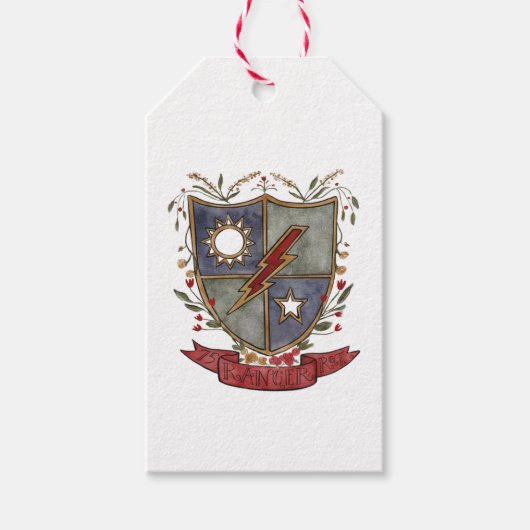 Platte bedankkaart cadeaulabel (Voorkant)