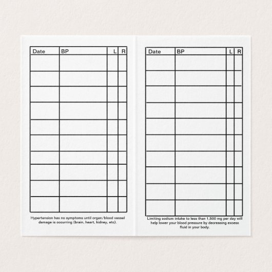 Platte bloeddrukmeter 2021 visitekaartje (Binnenkant ongevouwen)