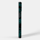 Platte bloemen patroon 01.b Black BG Case-Mate iPhone Case (Achterkant / Rechts)