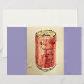 platte cacaokaart briefpapier (Voorkant / Achterkant)