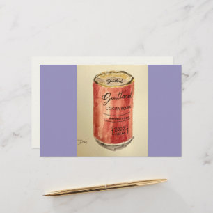 platte cacaokaart briefpapier