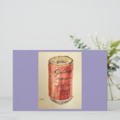 platte cacaokaart briefpapier (Staand voorkant)