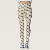 Platte coatings leggings (Voorkant)