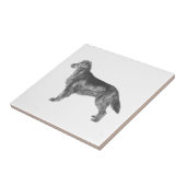 Platte coatings tegeltje (Zijkant)