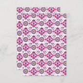 Platte dankkaart bedankkaart (Voorkant / Achterkant)