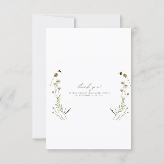 Platte Dankkaart Bedankkaart (Voorkant)