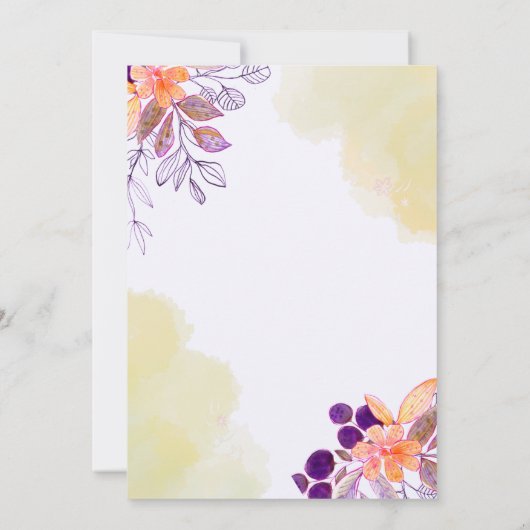 Platte Dankkaart Bedankkaart (Achterkant)