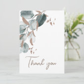 Platte Dankkaart Bedankkaart (Staand voorkant)