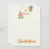 Platte Dankkaart Bedankkaart (Voorkant)