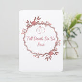 Platte Dankkaart Bedankkaart (Staand voorkant)