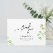 Platte Dankkaart Bedankkaart (Staand voorkant)